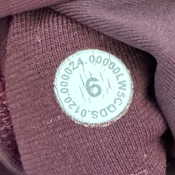 Lululemon Wunder Train High-Rise Leggings 25" Cassis Maroon Size 6 - Picture 6 of 10